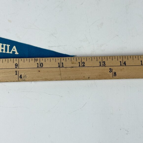 Philadelphia Zoo 1970's Vintage Mini Souvenir Pennant 11.5" Felt Wall Art Decor - Picture 7 of 7